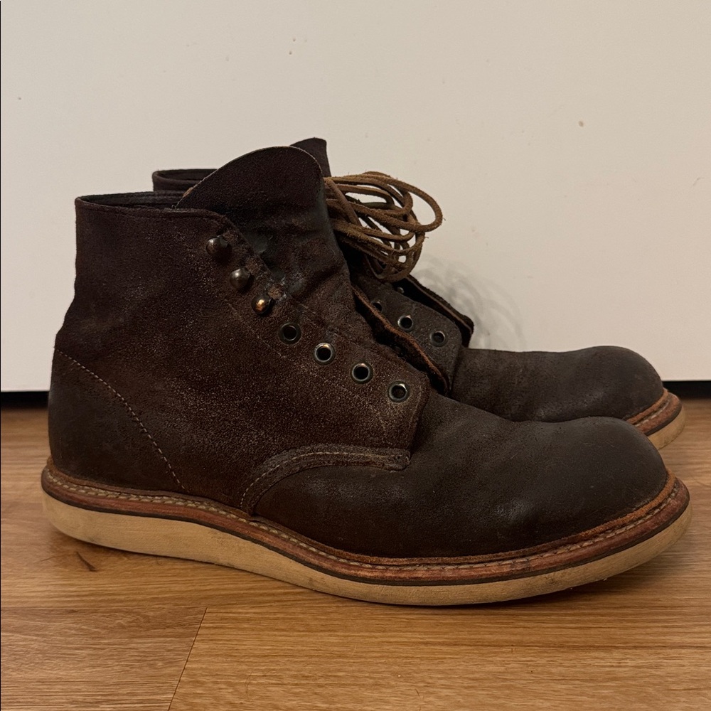 Red Wing Muleskinner Roughout Leather Boots - Picture 4 of 14